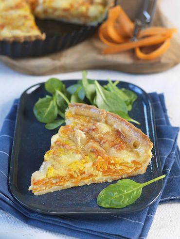 Prix Engagé : Tarte veggie aux carottes et fromage de brebis